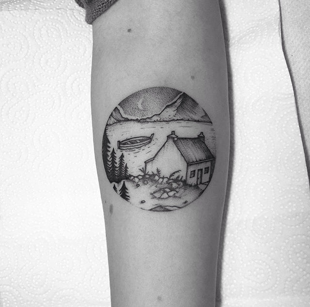 40 Lake Tattoos Ideas And Designs