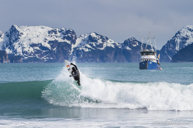 How does it feel to surfing alaska?