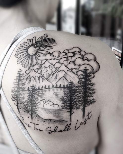 40 Lake Tattoos Ideas And Designs