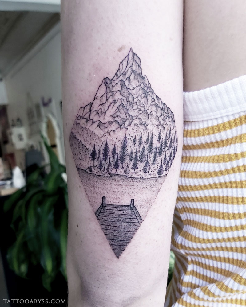 40 Lake Tattoos Ideas And Designs