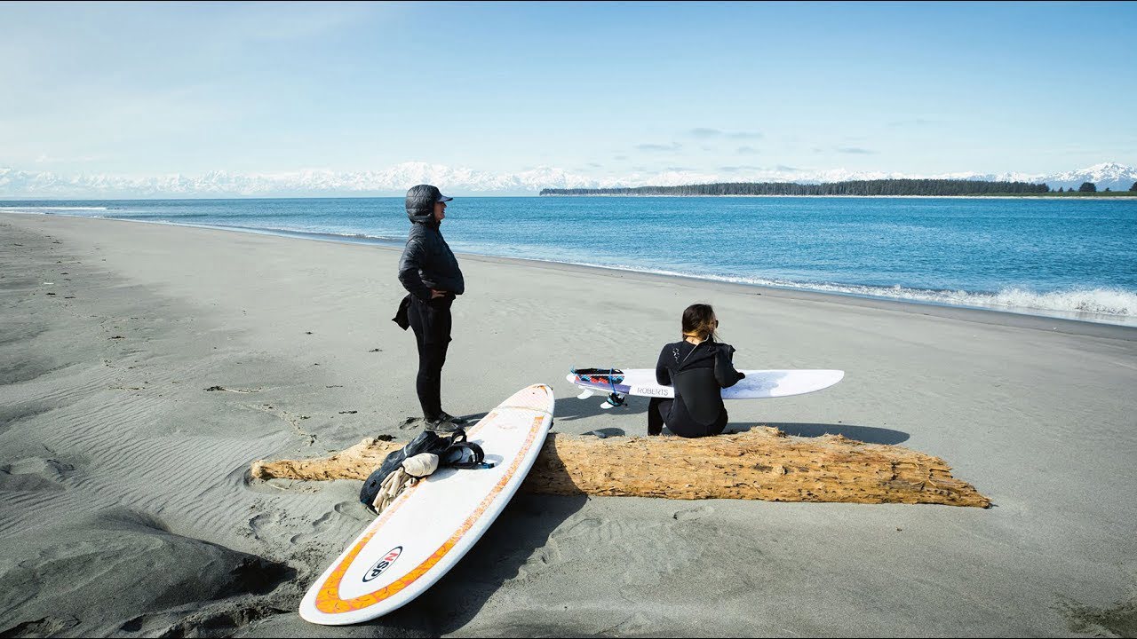 How does it feel to surfing alaska?