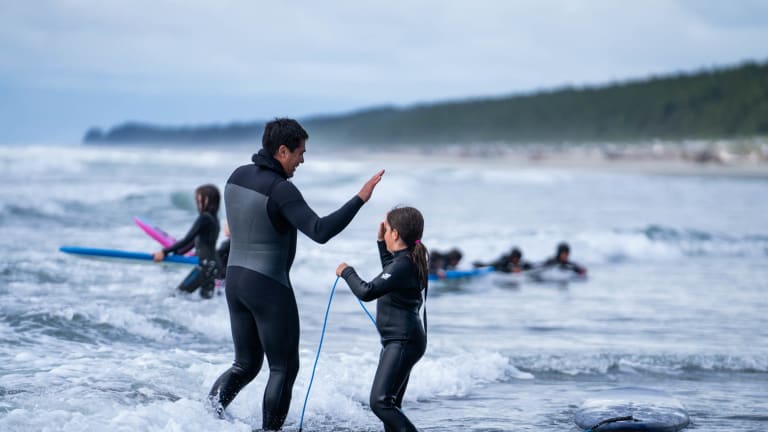 How does it feel to surfing alaska?