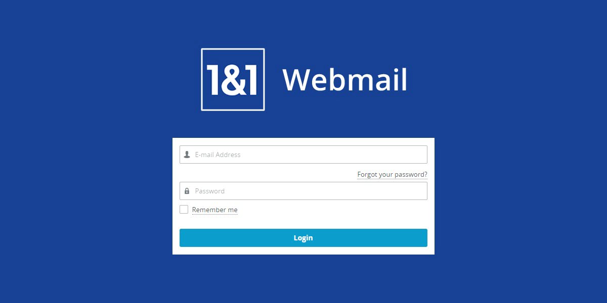 1and1 Webmail Login and Setup