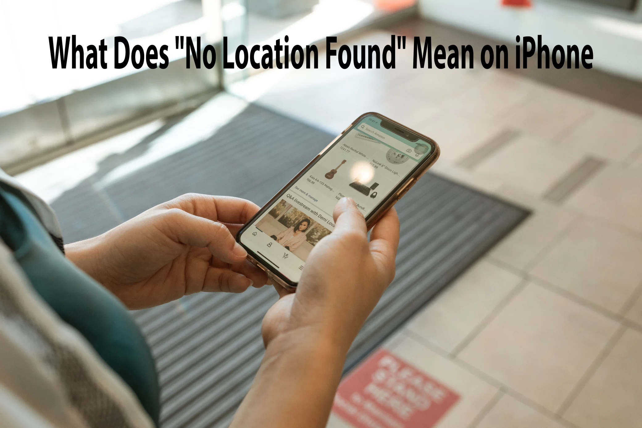 what does no location found mean