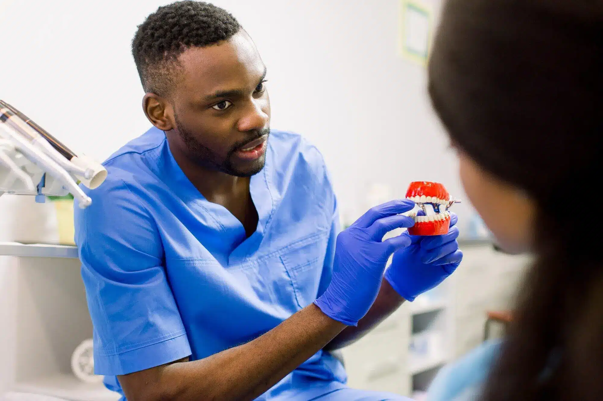 permanent false teeth