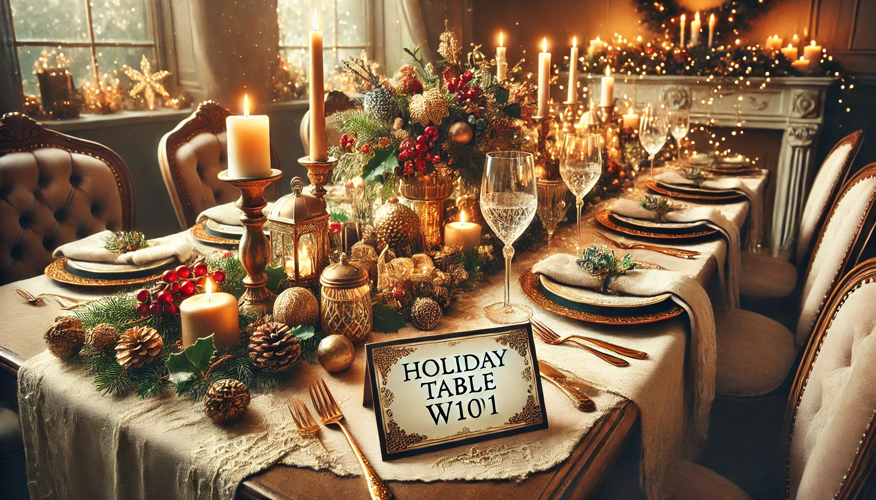 Holiday Table W101